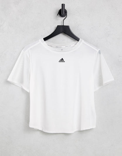 adidas Seasonal Dance t-shirt in white