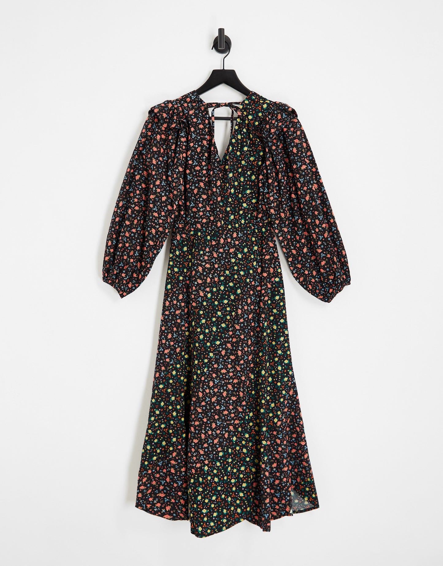 Topshop mixed floral poplin chuck on dress