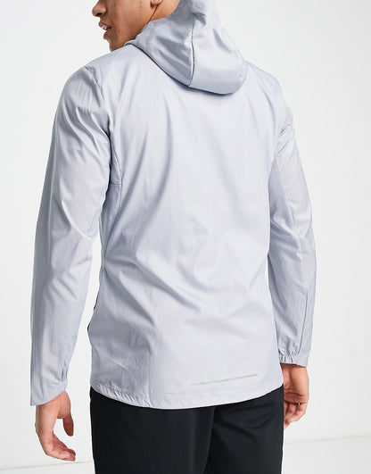 adidas Running Own The Run jacket in grey