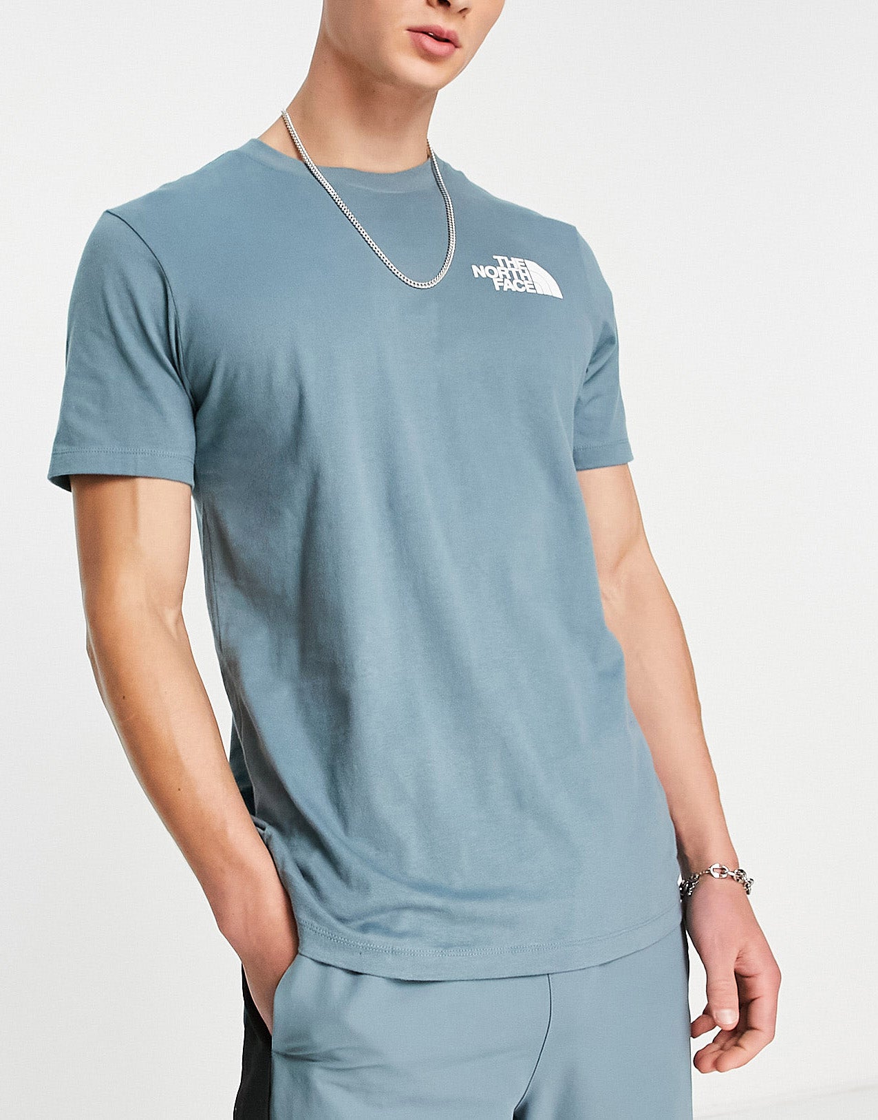 The North Face Red Box t-shirt in blue