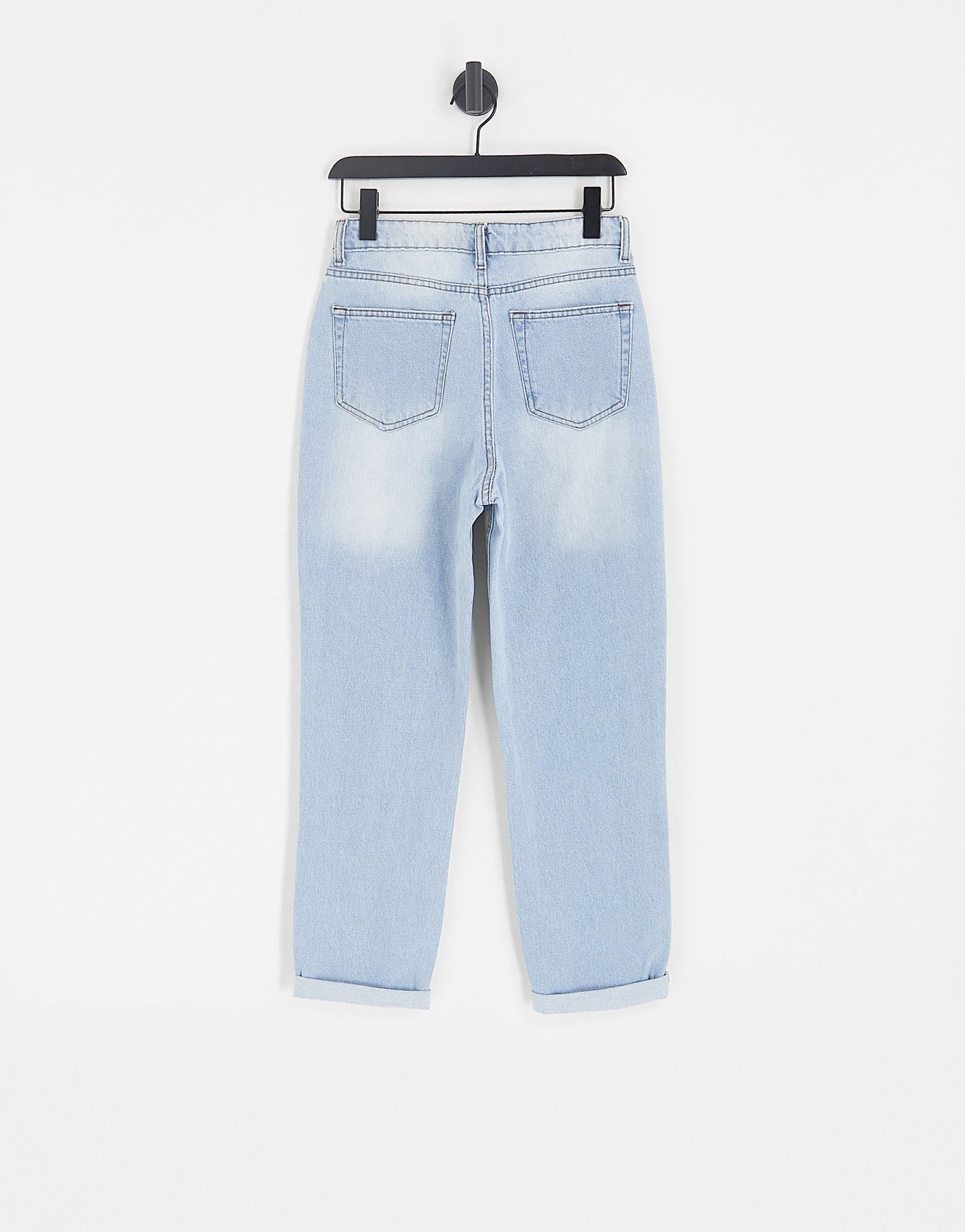 DTT Veron relaxed fit mom jeans in light blue wash