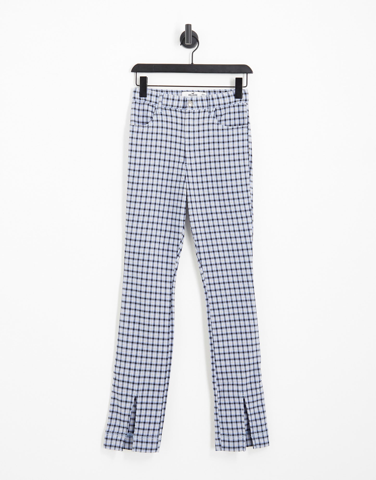 Hollister super skinny trouser in blue plaid