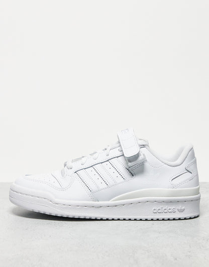 adidas Originals Forum Lo trainers in triple white