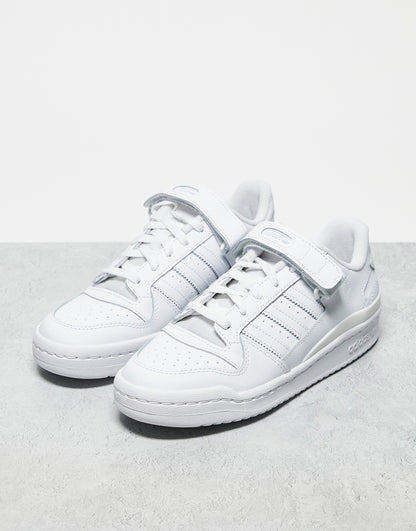 adidas Originals Forum Lo trainers in triple white