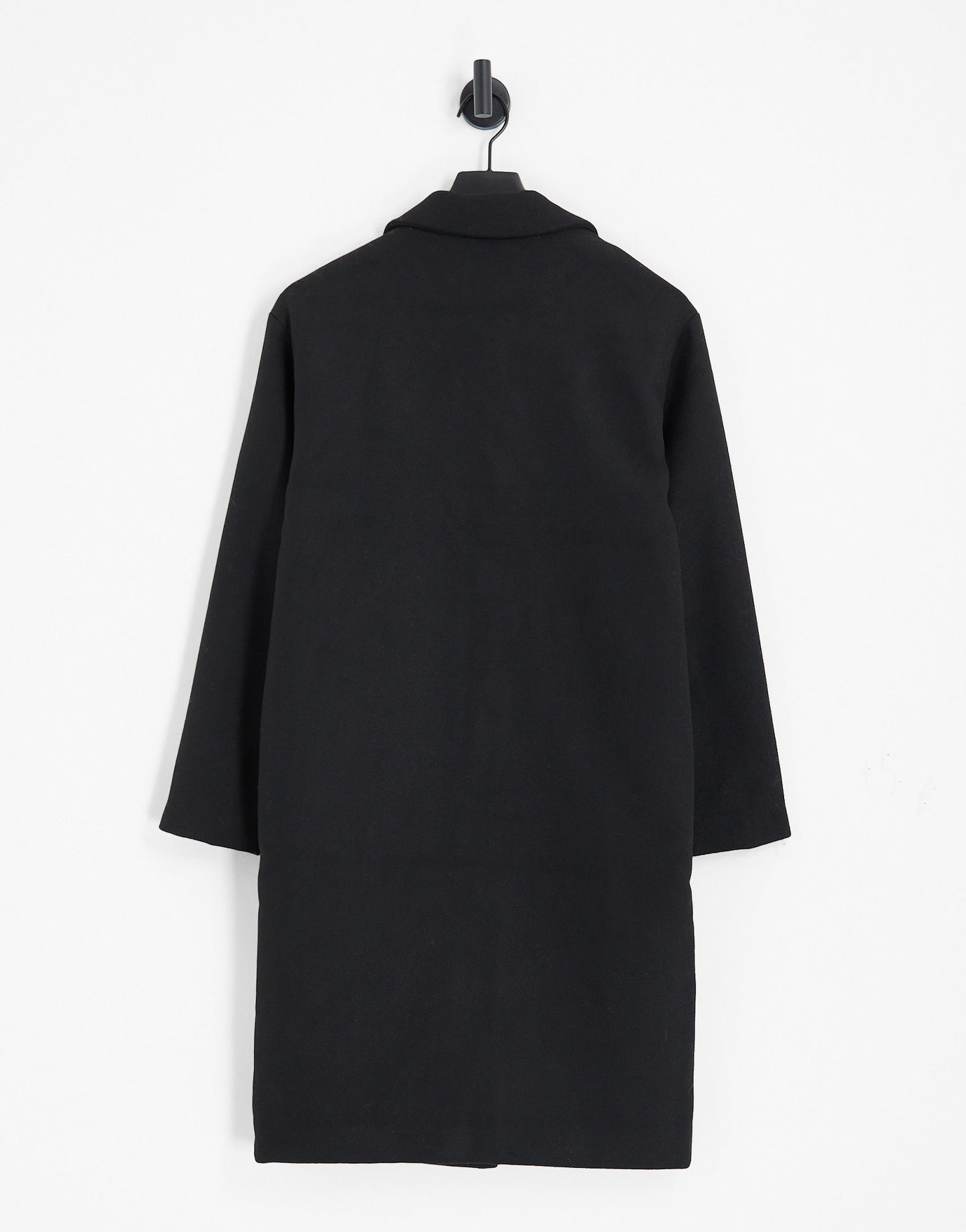 Pieces Alice wool blend coat in black