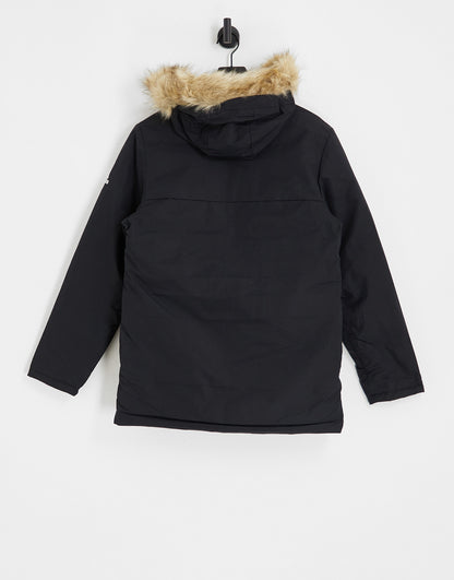 adidas Outdoor hooded jacket in black