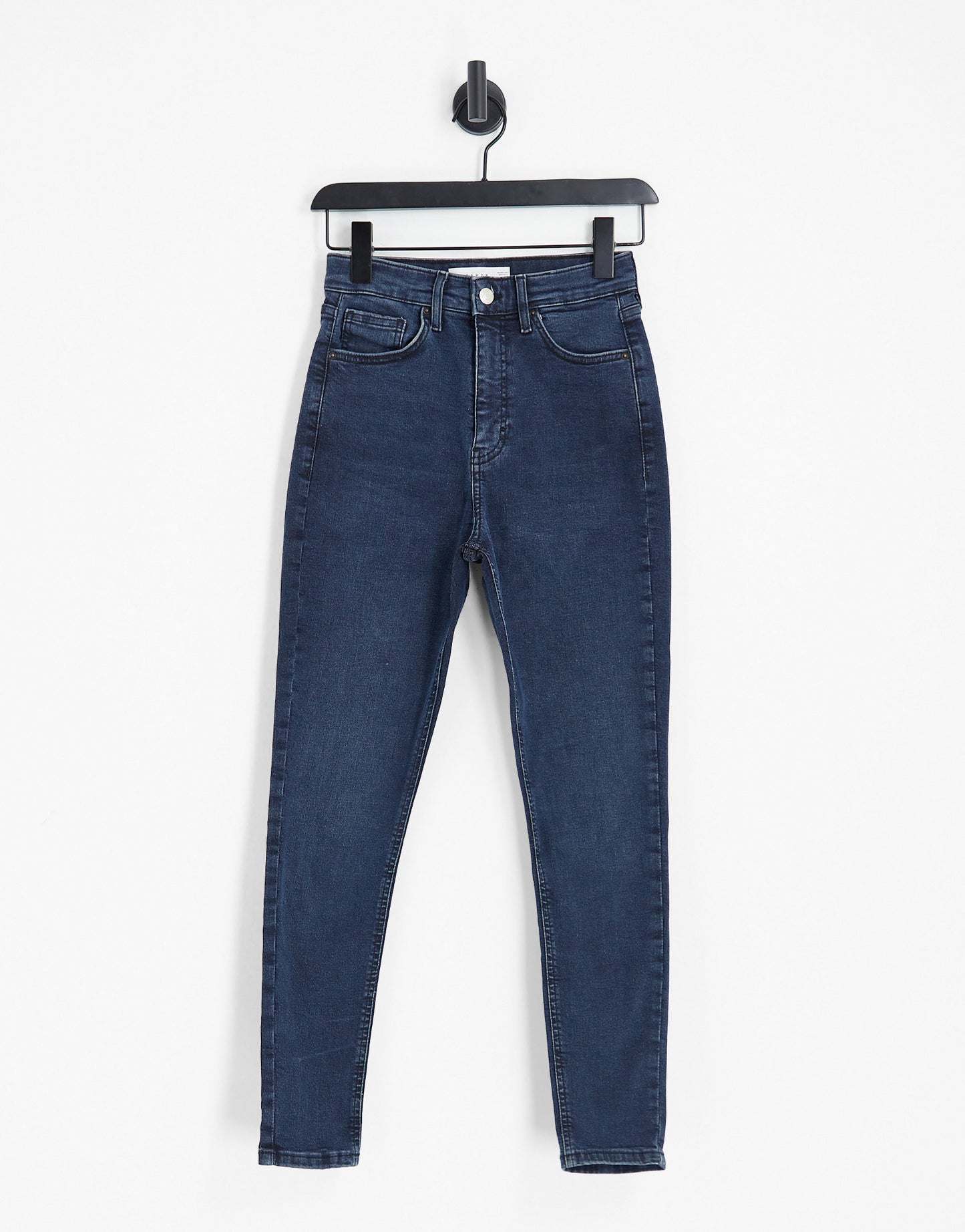 Topshop Hourglass high rise Jamie jeans in blue black