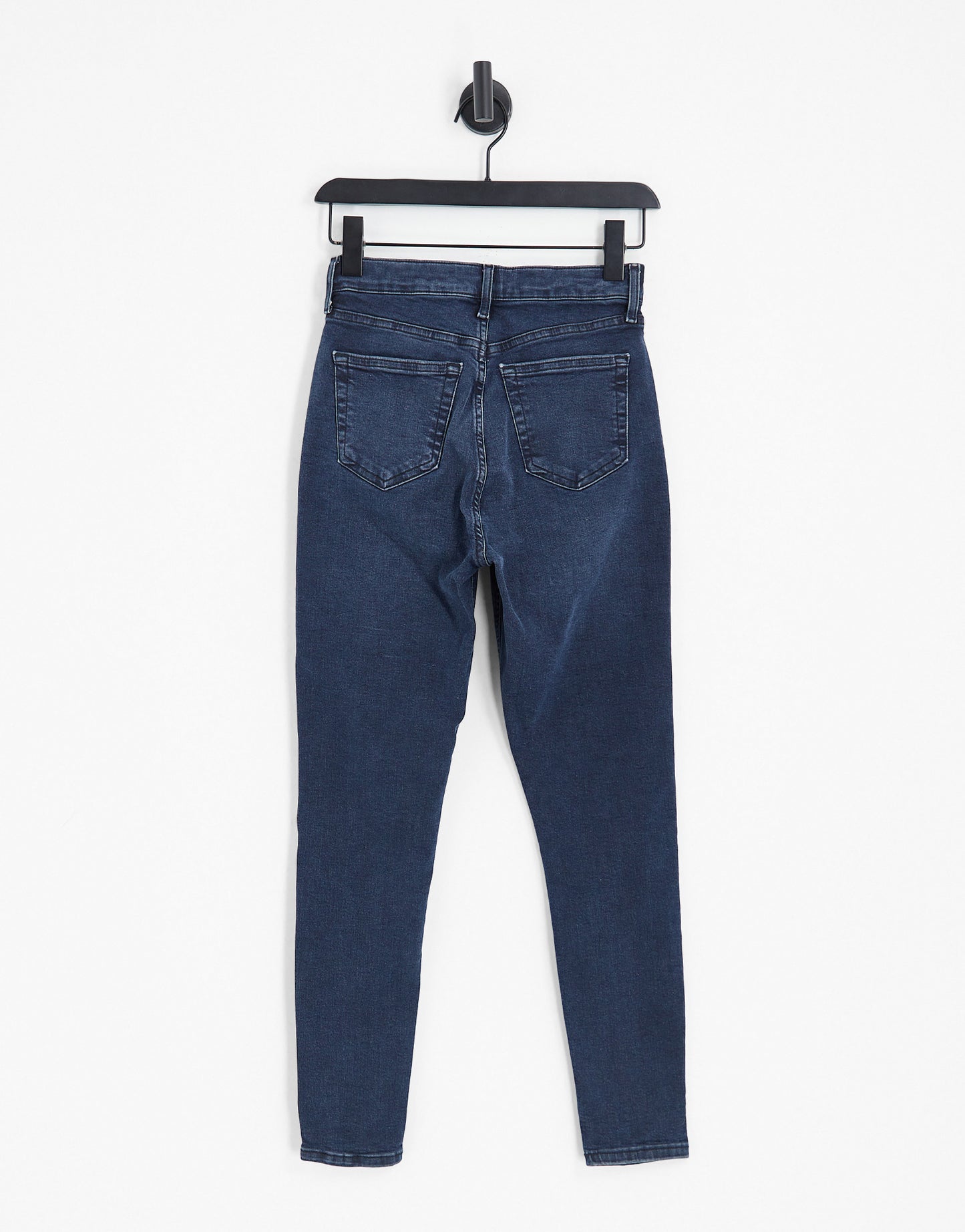 Topshop Hourglass high rise Jamie jeans in blue black