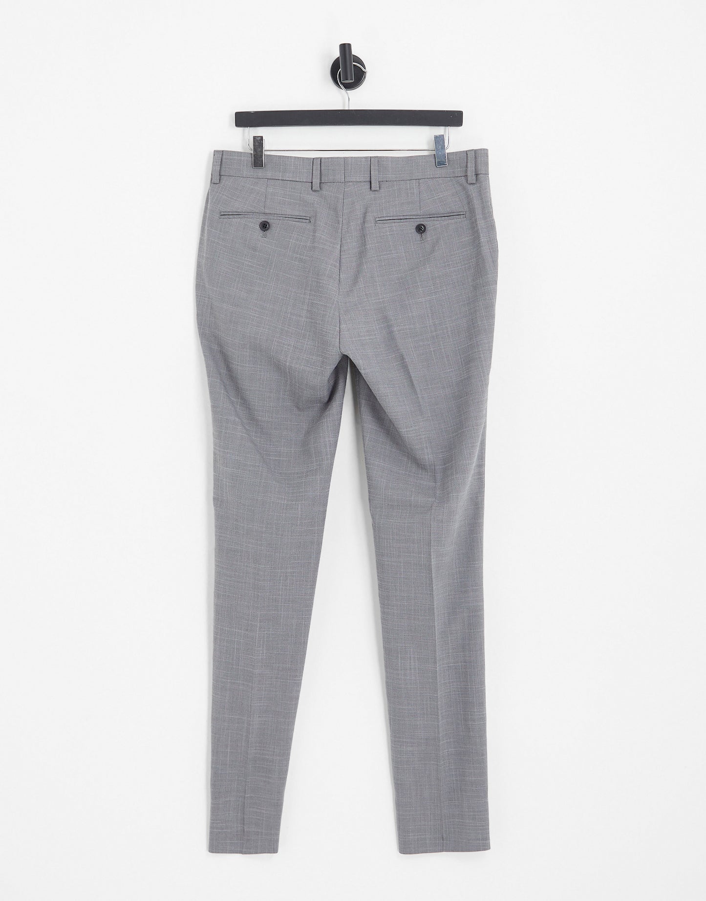 Topman stretch super skinny suit trousers in grey