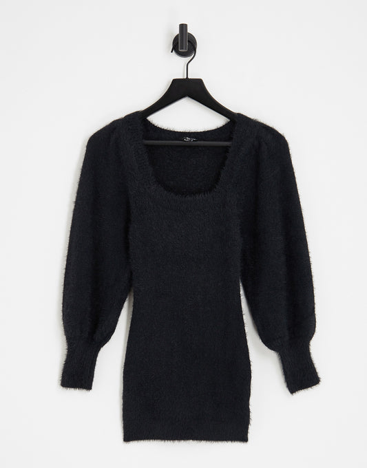 Miss Selfridge lash tunic in black