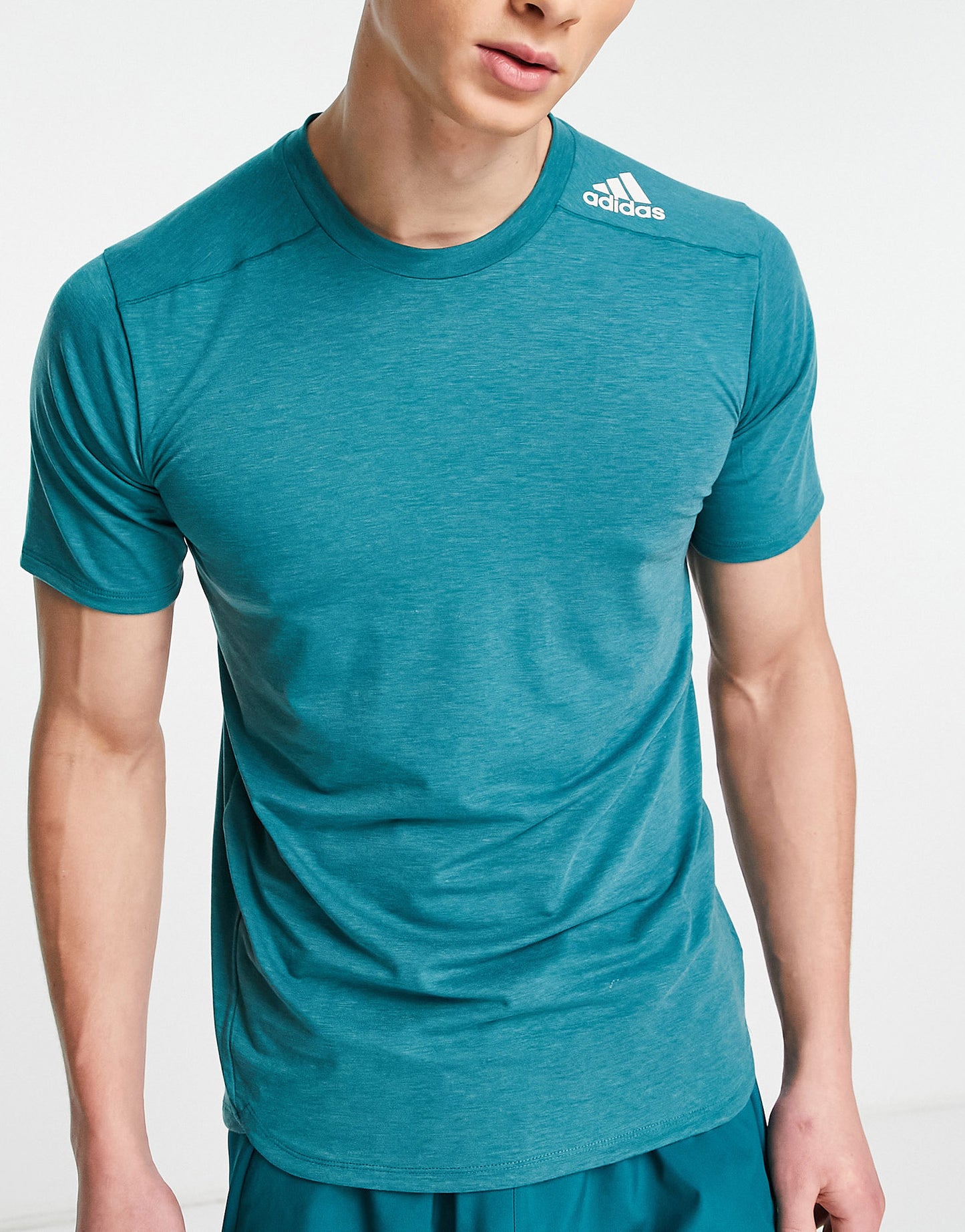 adidas Training Design 4 Sport t-shirt in teal