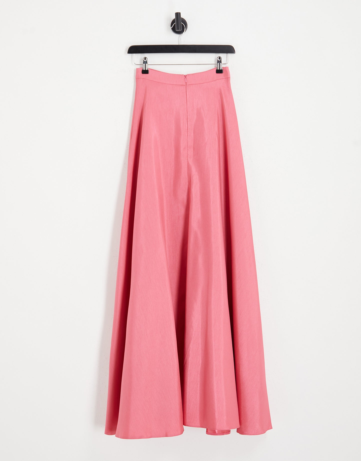 ASOS DESIGN satin lehenga skirt co-ord in bright pink