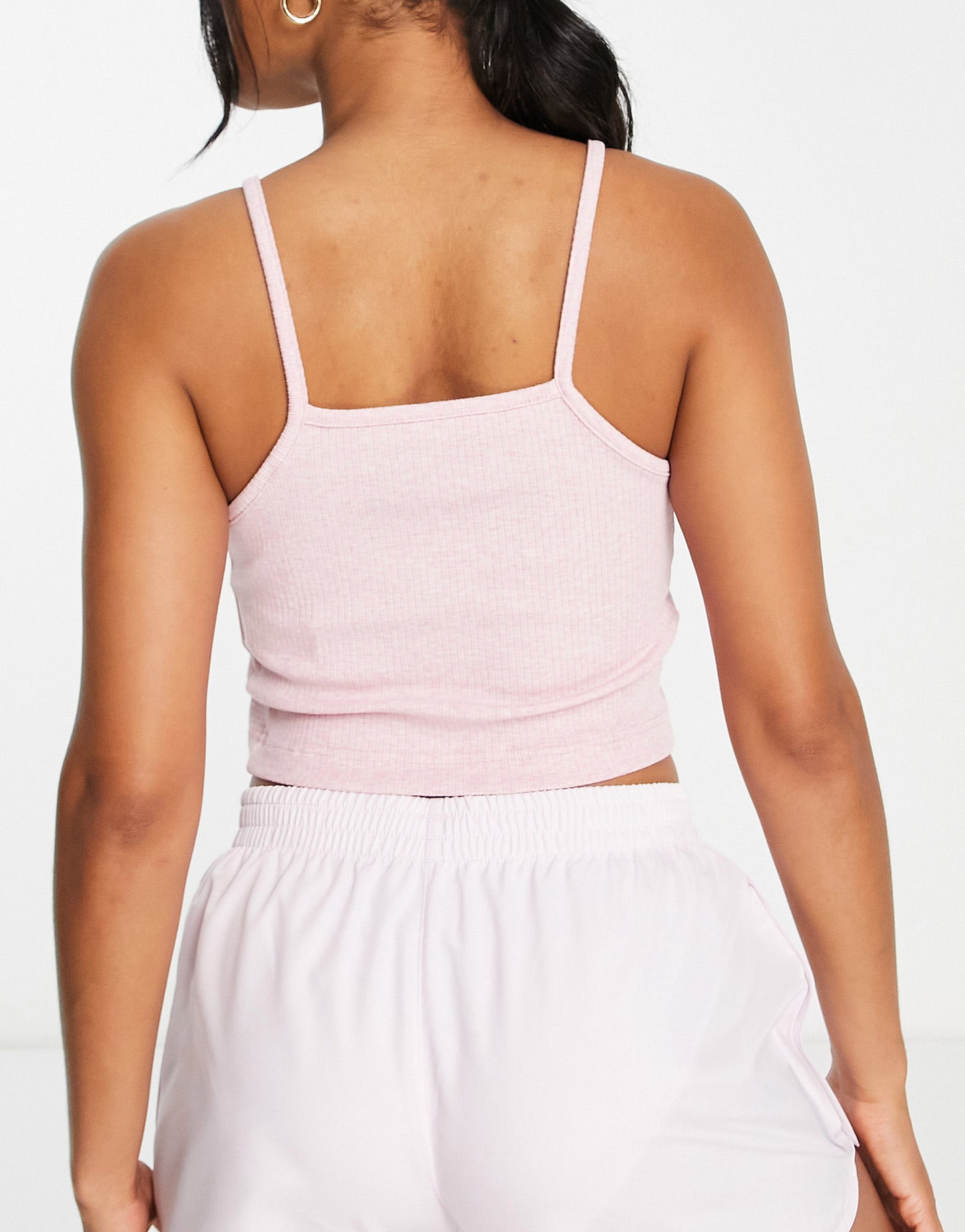 adidas Sportstyle Studio Lounge tank in pink