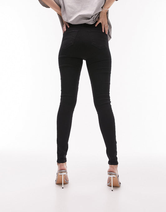 WS Topshop Joni jeans in black