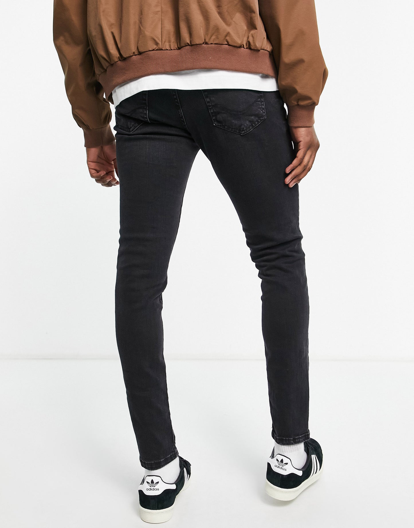 Pull&Bear skinny jeans in black