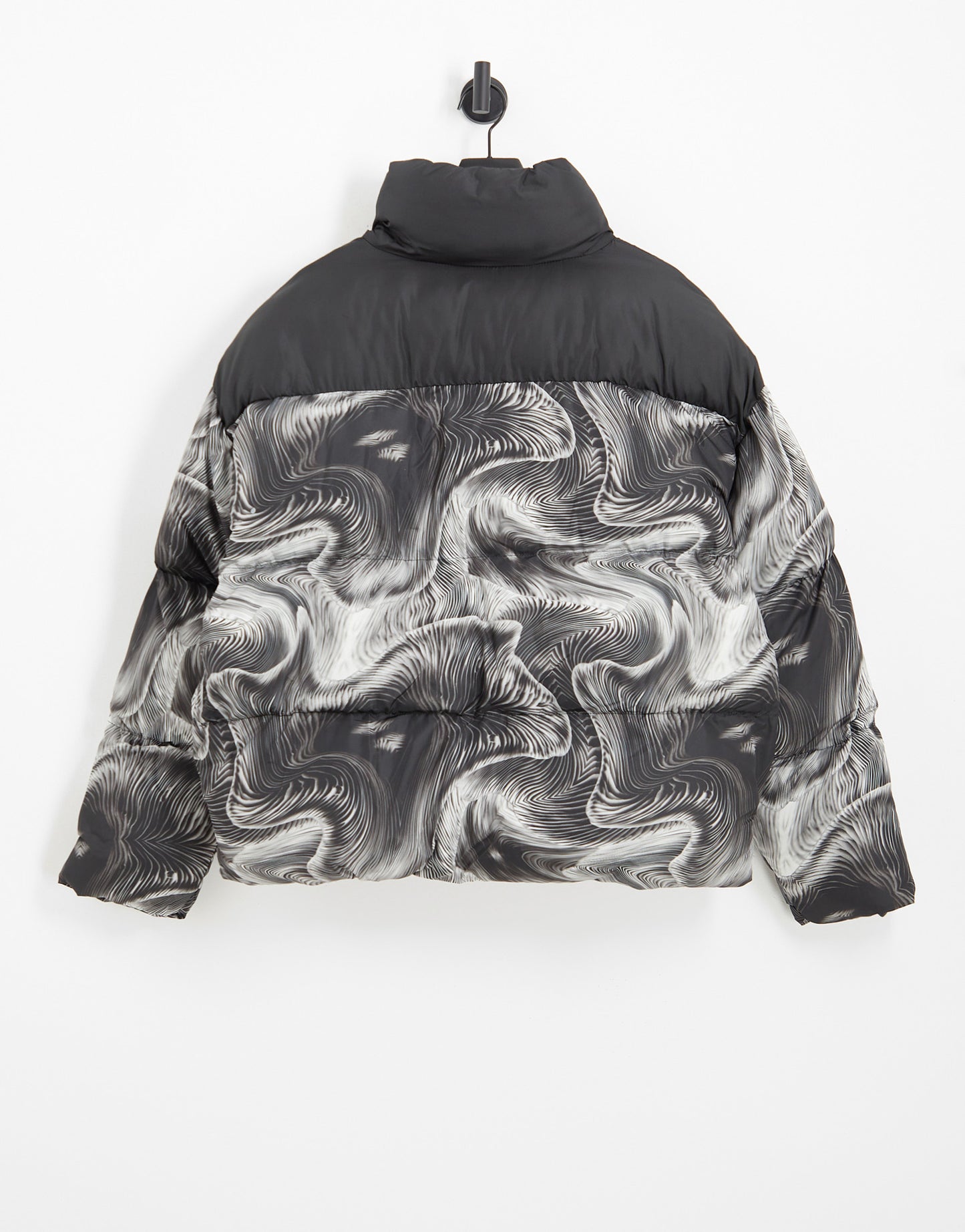 COLLUSION puffer jacket in multi print