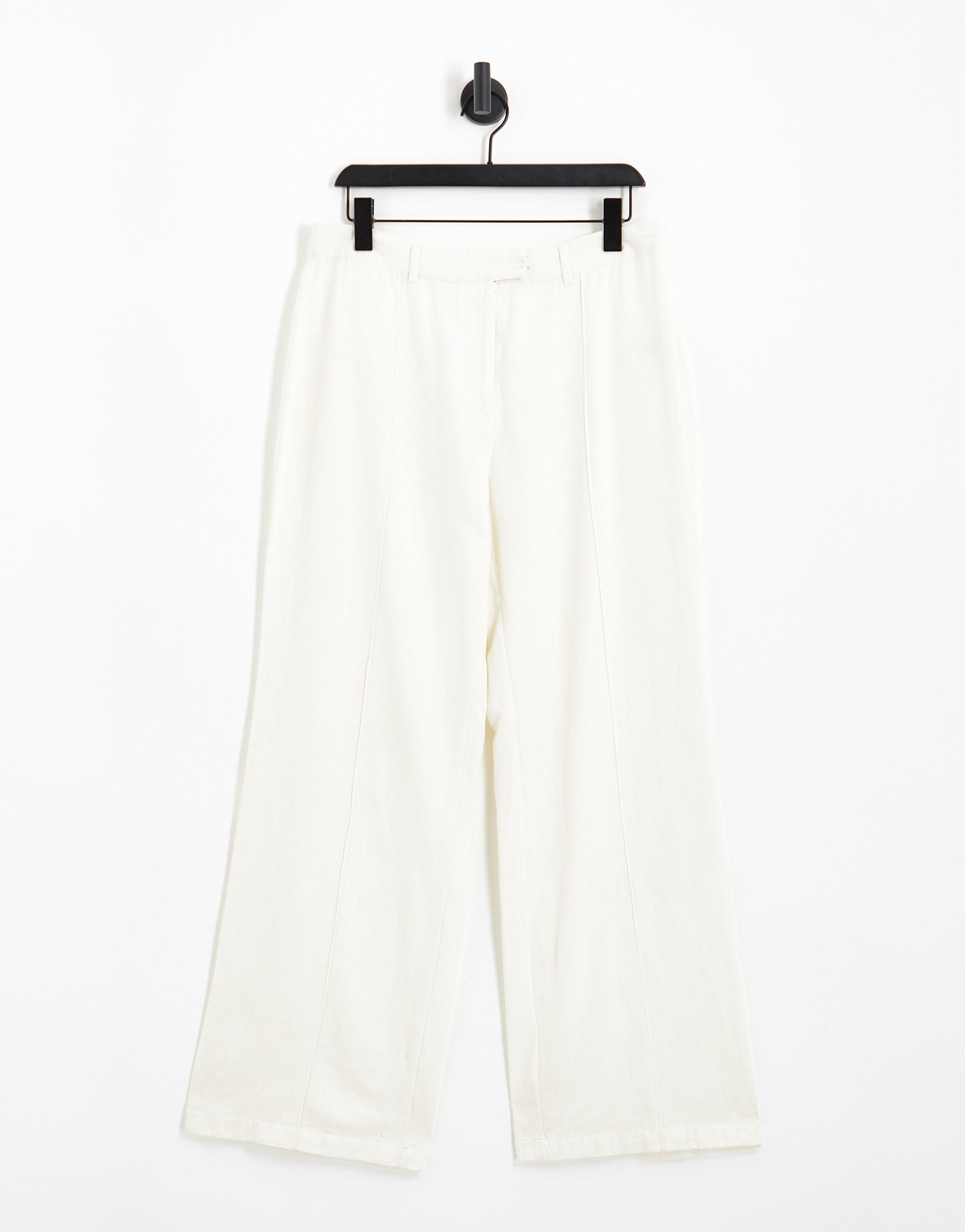 Pretty Lavish tailored wide leg trouser co-ord in cream