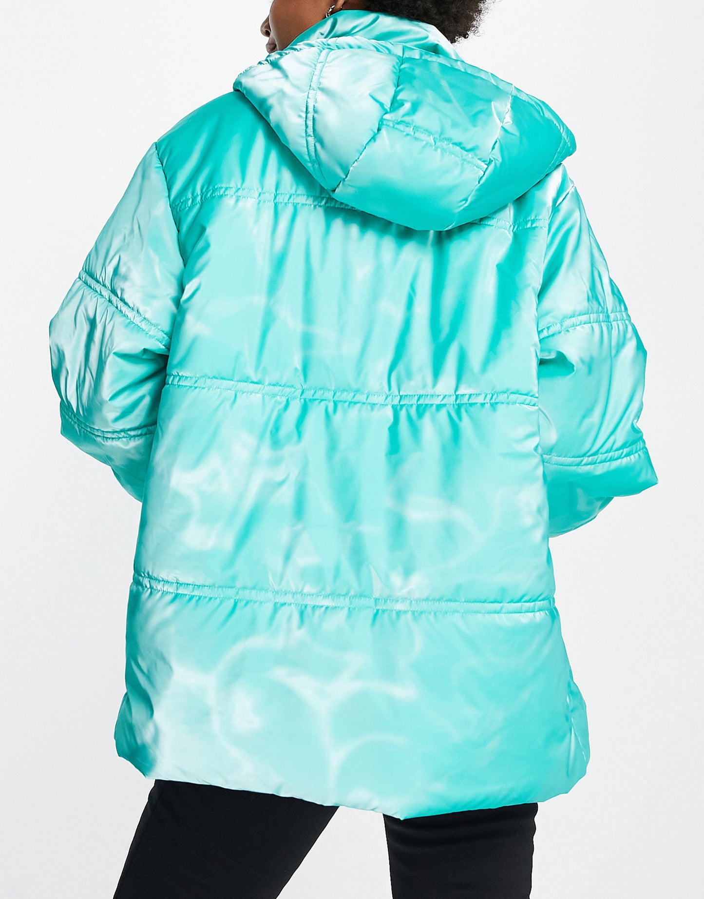 ASOS 4505 Tall ski high shine puffer