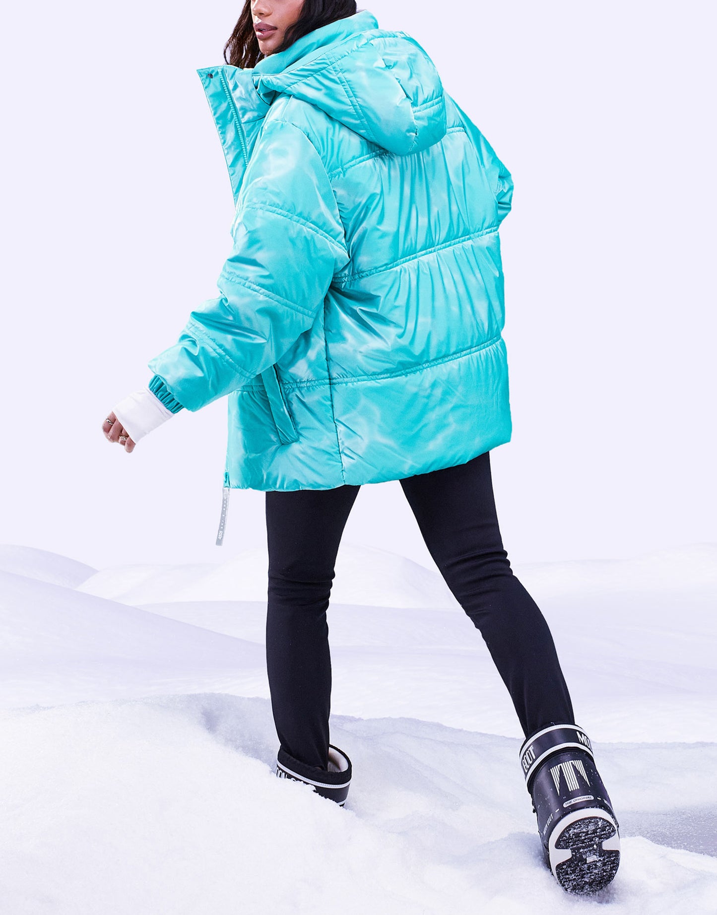 ASOS 4505 ski high shine puffer