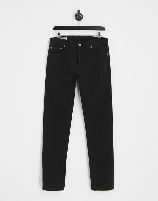 Levi's 512 slim tapered low rise jeans in black