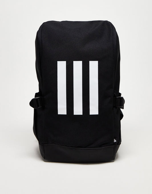 adidas Training 3 stripe backpack in black