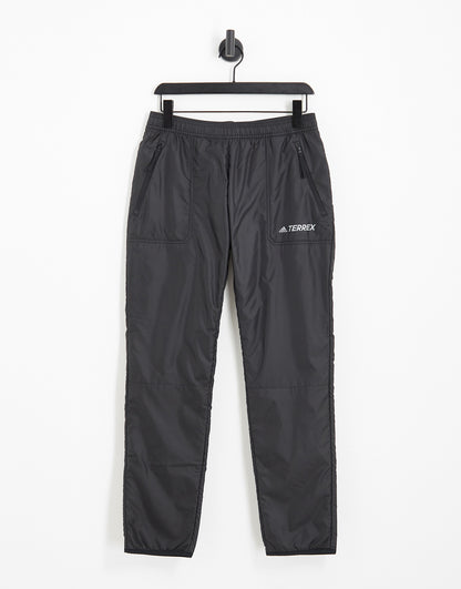 adidas Terrex wind woven joggers in black