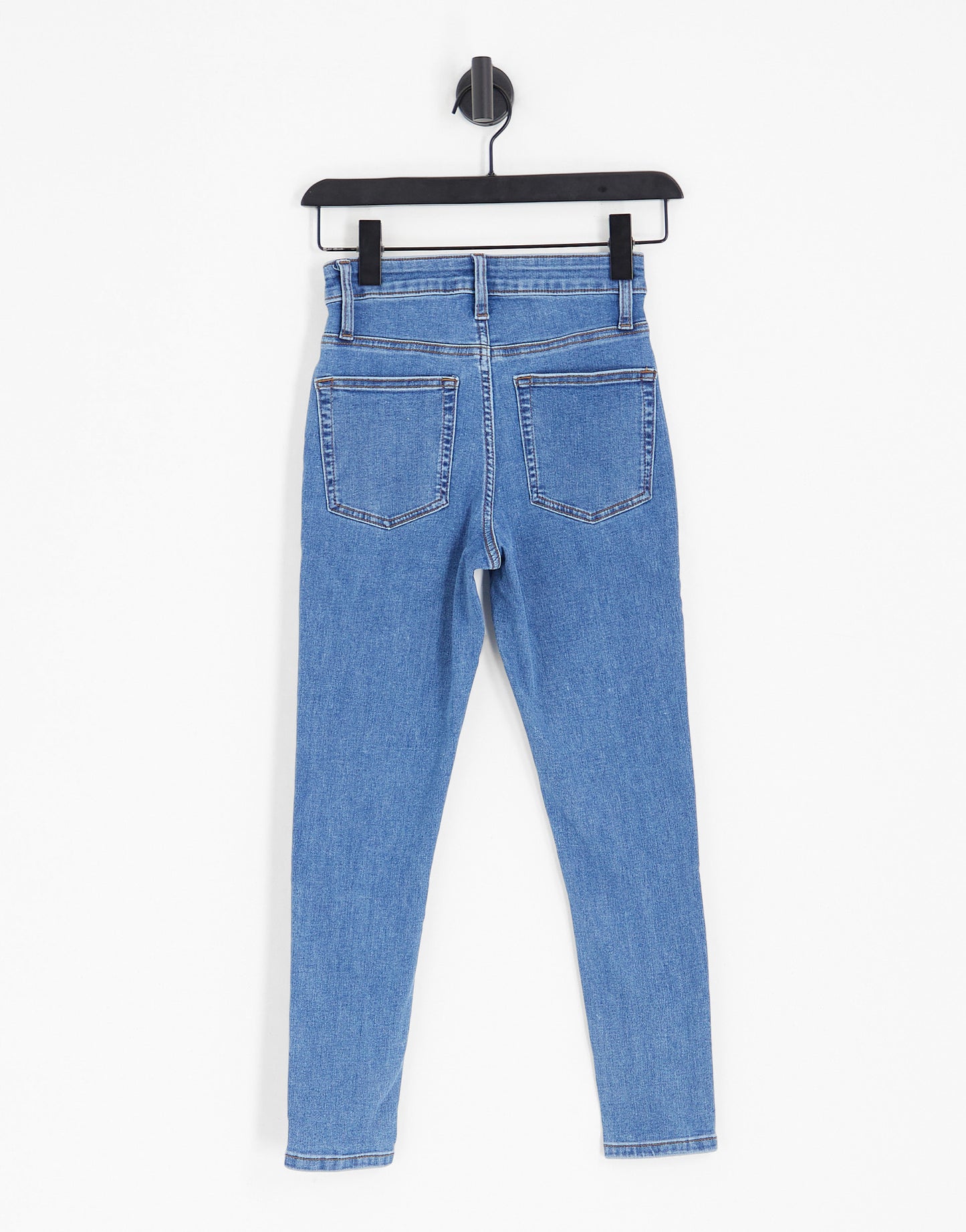 ASOS DESIGN Petite skinny jeans in mid blue