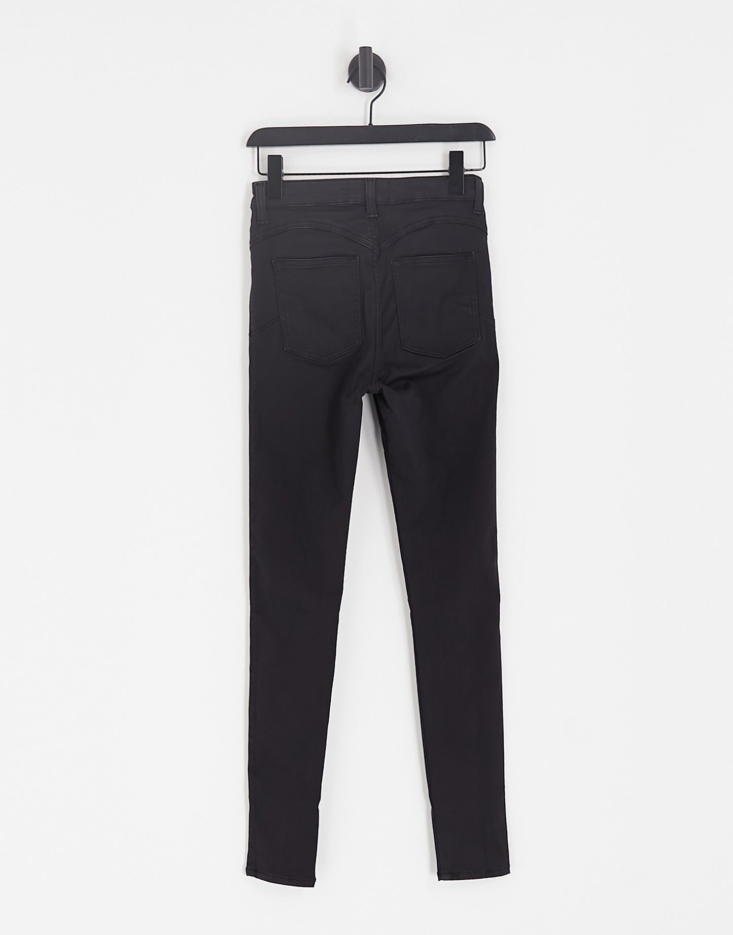 ASOS DESIGN push up skinny jeans in black - BLACK