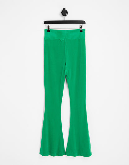 adidas Originals 'adicolor 70s' flared trousers in green