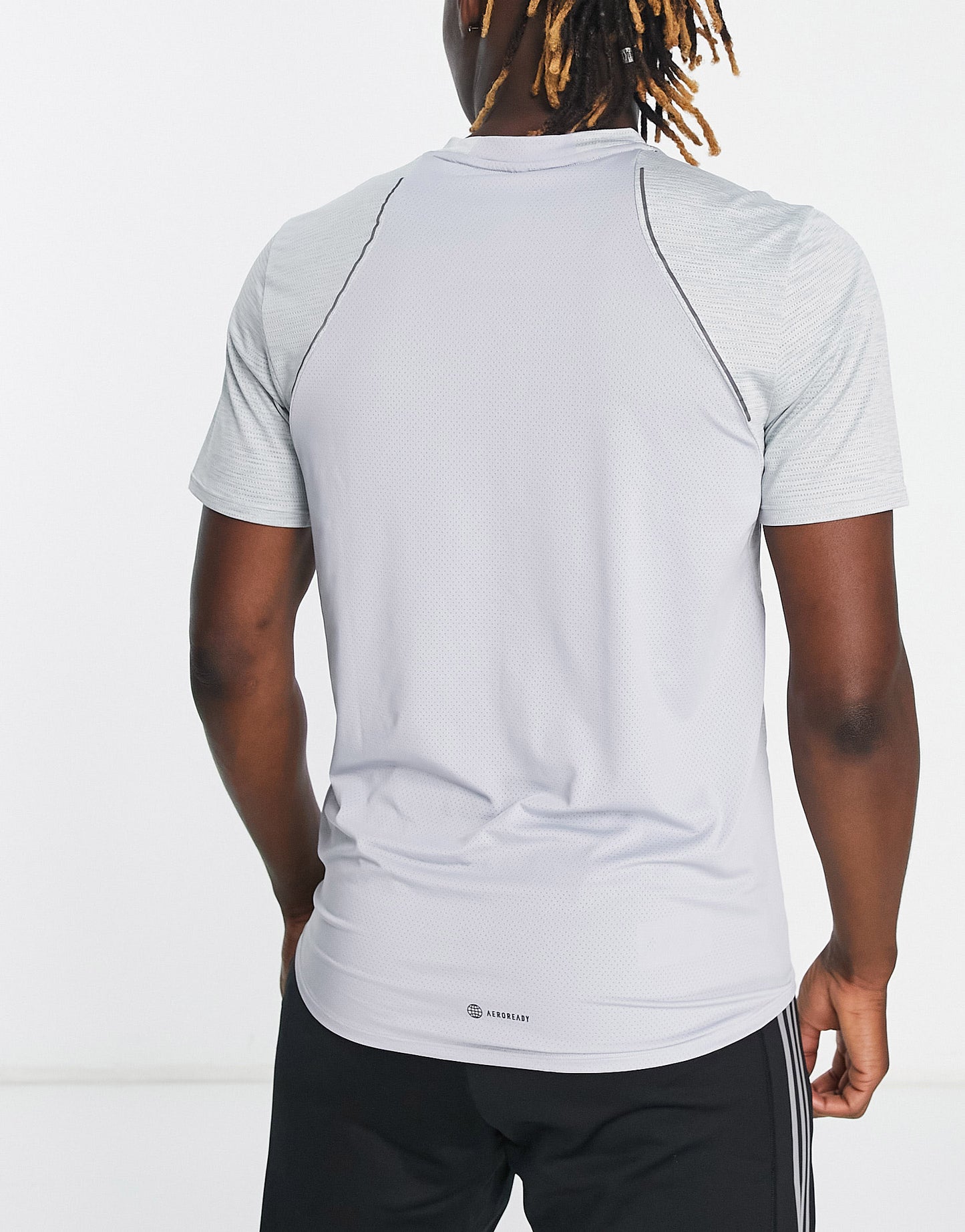 adidas Training HIIT t-shirt in grey