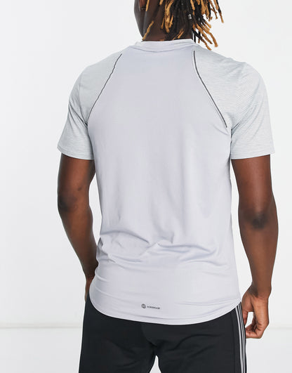 adidas Training HIIT t-shirt in grey