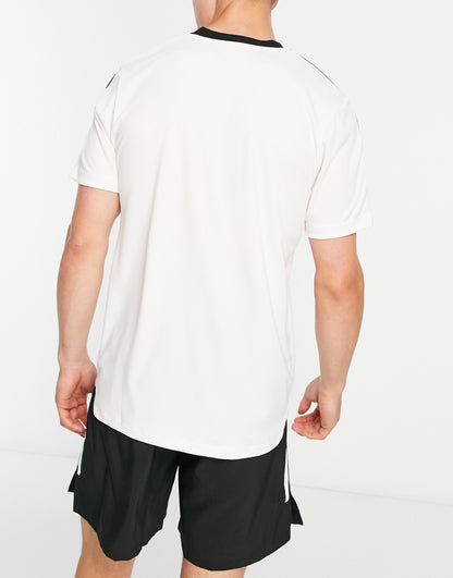 adidas Soccer Tiro 21 t-shirt in white