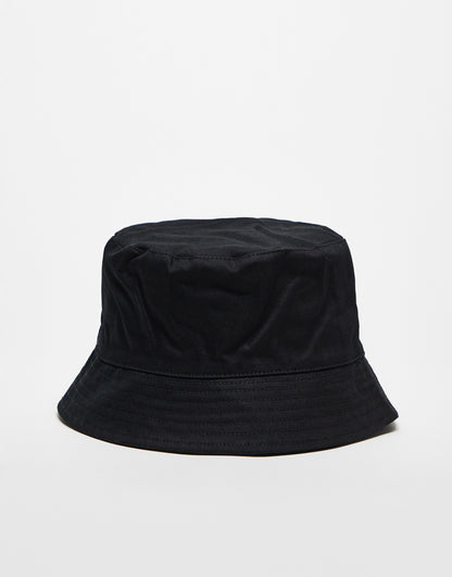 Only & Sons bucket hat with glitched reality print in black