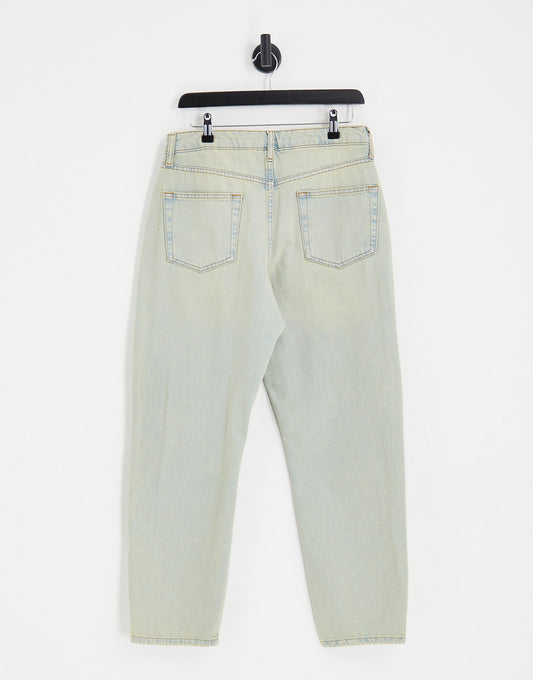 Topman relaxed jeans in light wash tint