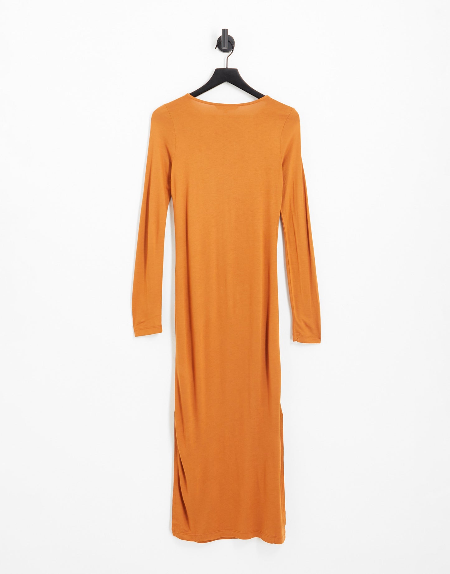 French Connection Meadow jersey midi dress in rust