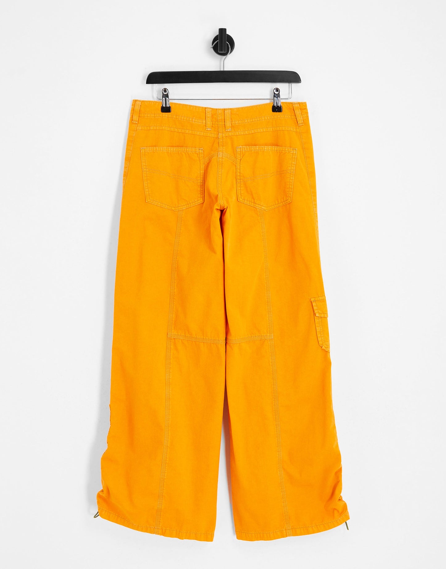 COLLUSION seam detail cargo trouser in orange