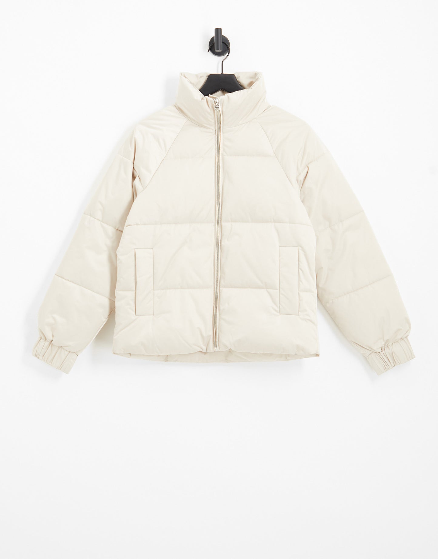 Another Influence utility puffer jacket in khaki