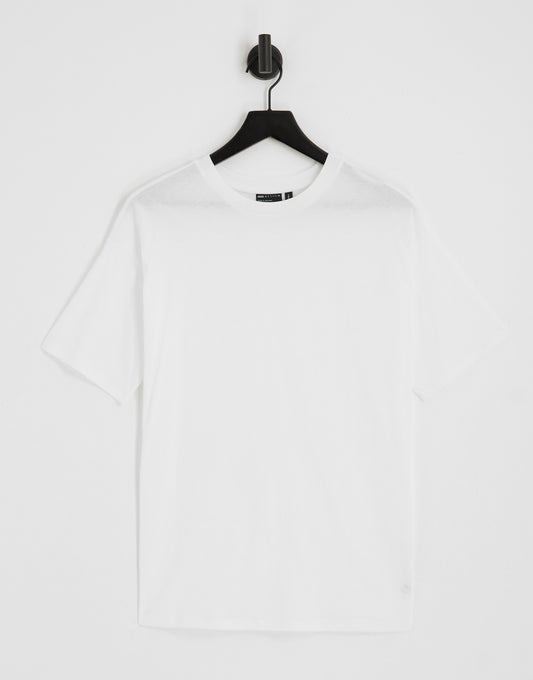 ASOS DESIGN Tall ultimate slim fit t-shirt with long sleeves in cotton in white - WHITE