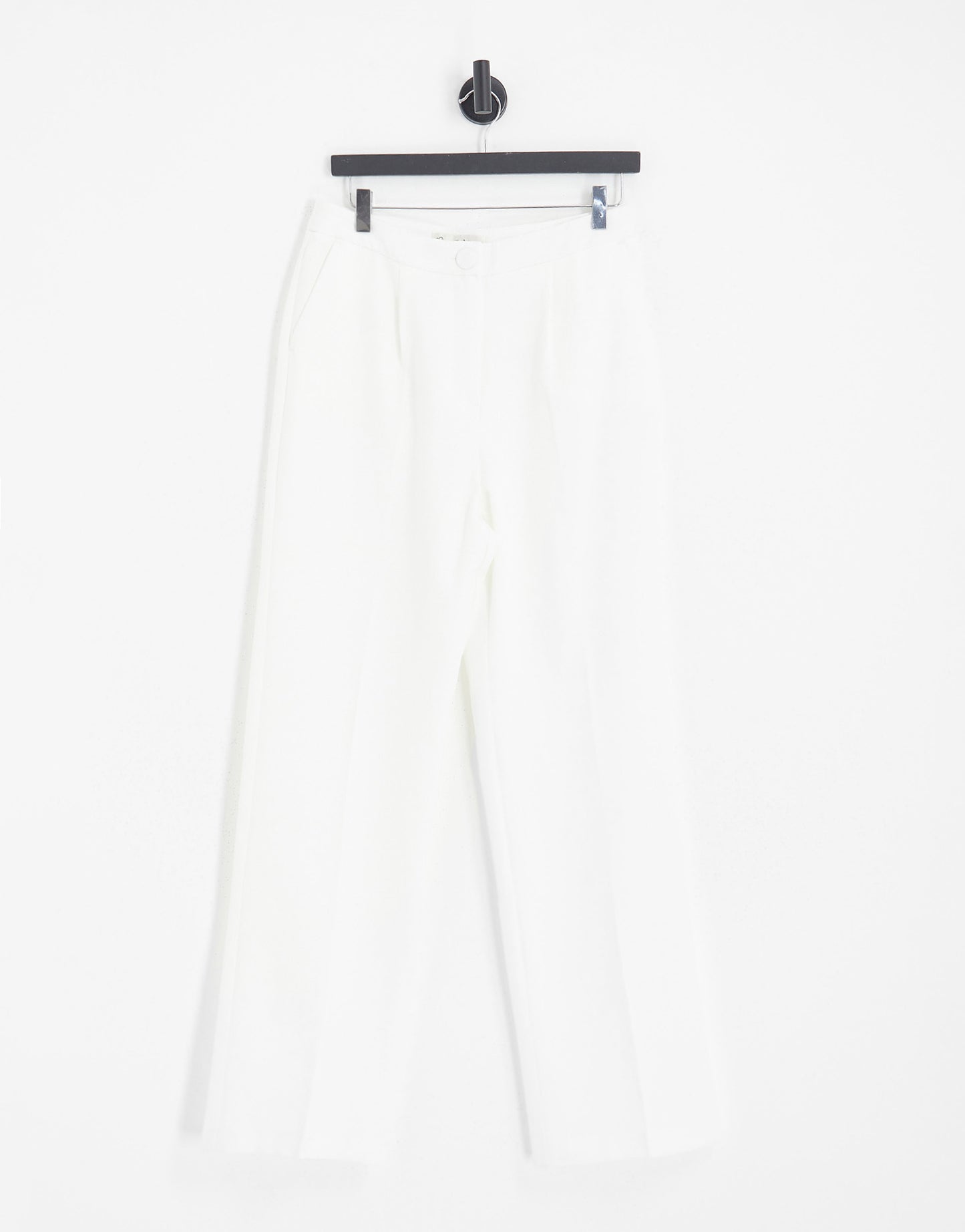 Miss Selfridge slouchy dad trouser in ivory  - IVORY