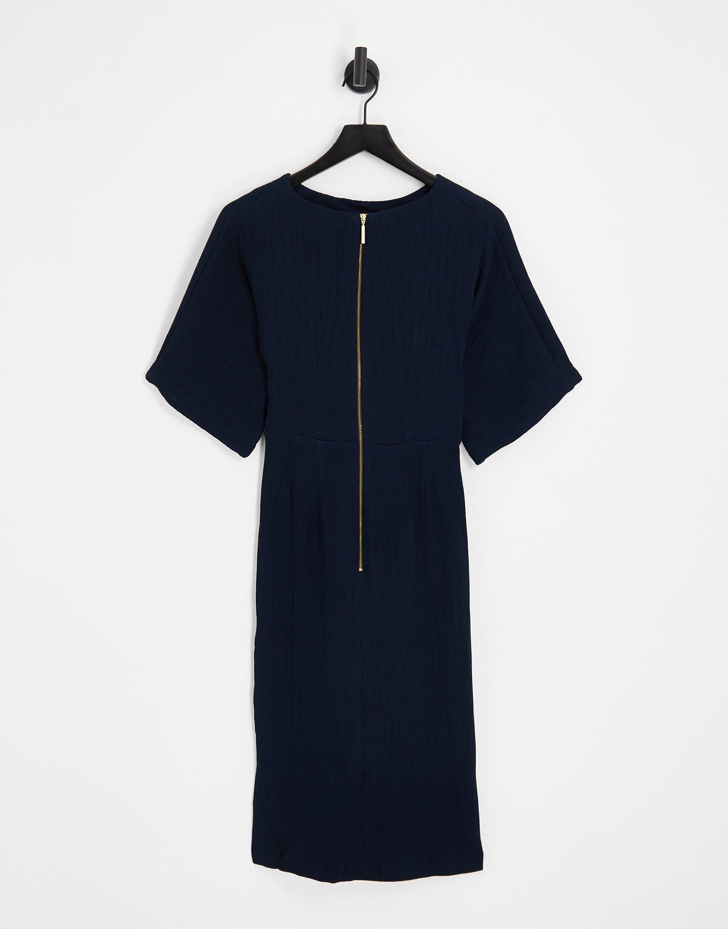 Closet London Tall kimono wrap dress in navy