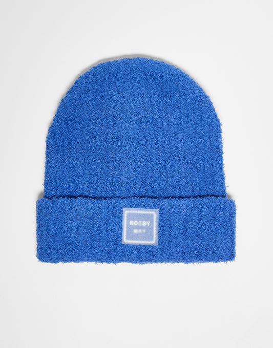 Noisy May teddy beanie in blue