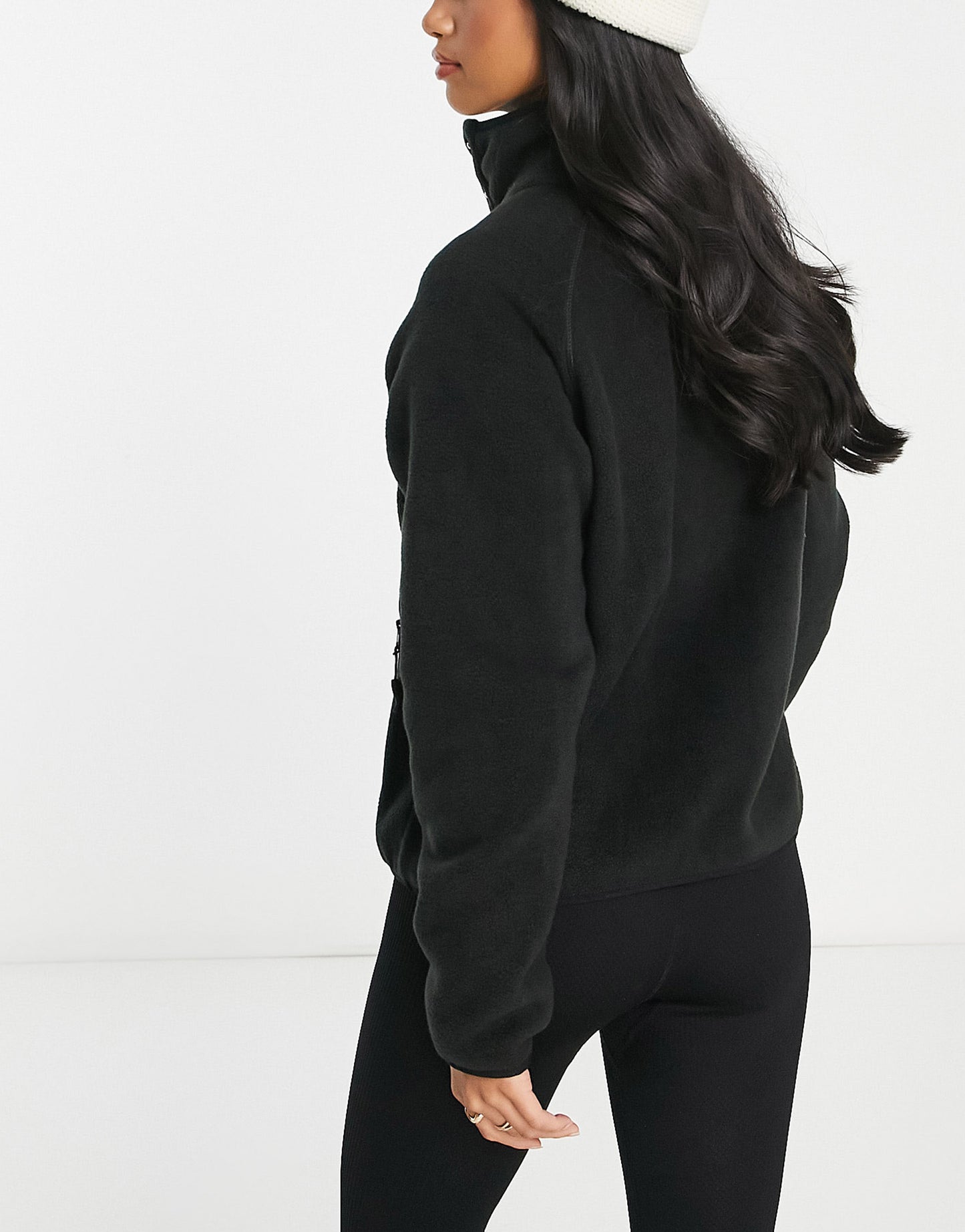 ASOS 4505 Petite ski fleece with poppers