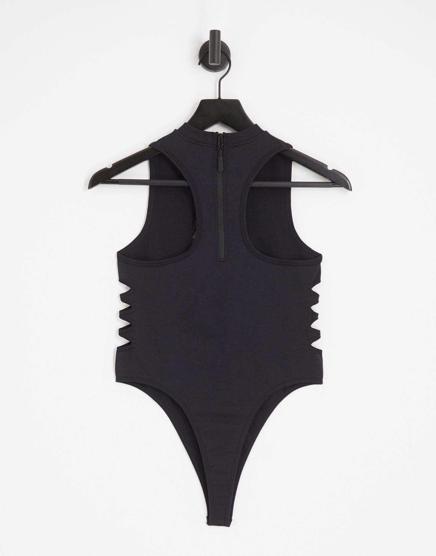 HIIT seamless bodysuit with cut out in black