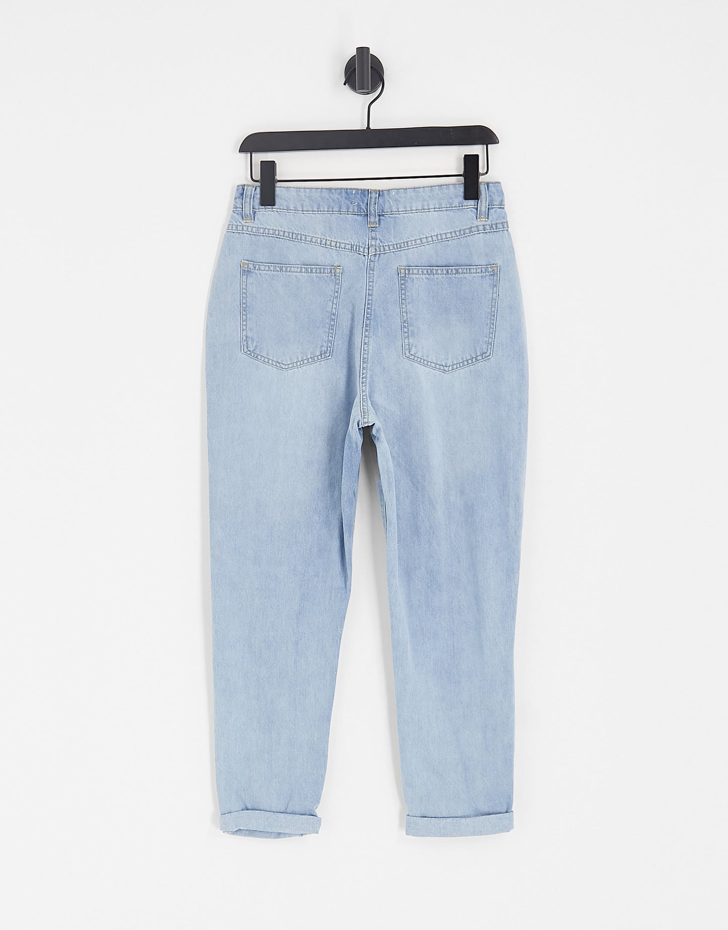 Parisian extreme rip jeans in light blue