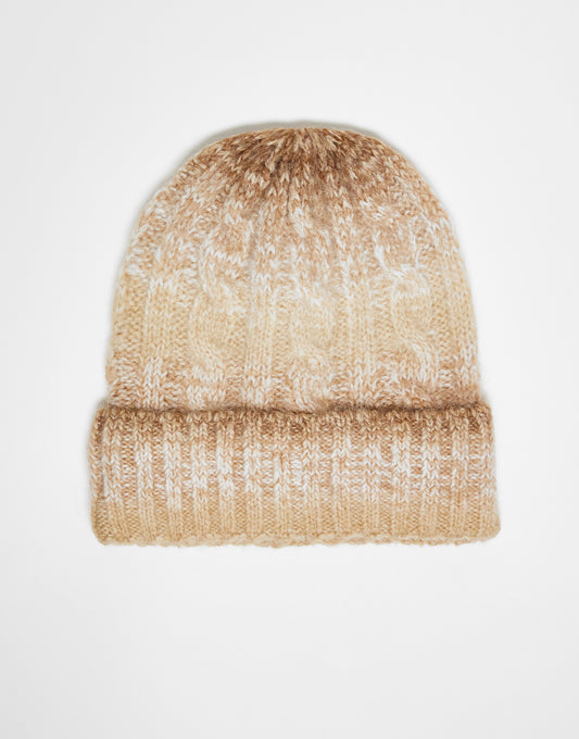 Glamorous Exclusive beanie in gradual stripe