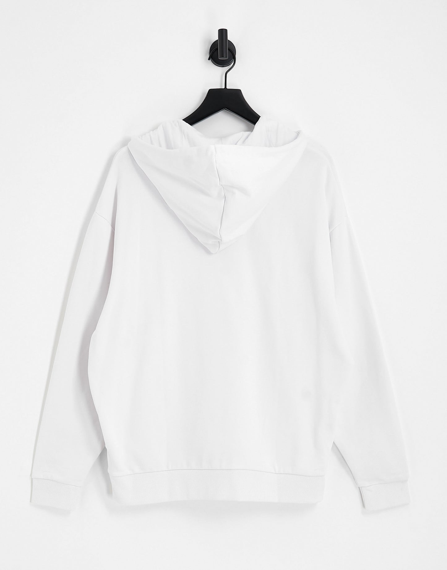 ASOS DESIGN oversized hoodie in white