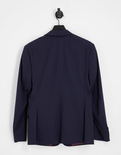 ASOS DESIGN slim suit jacket in navy