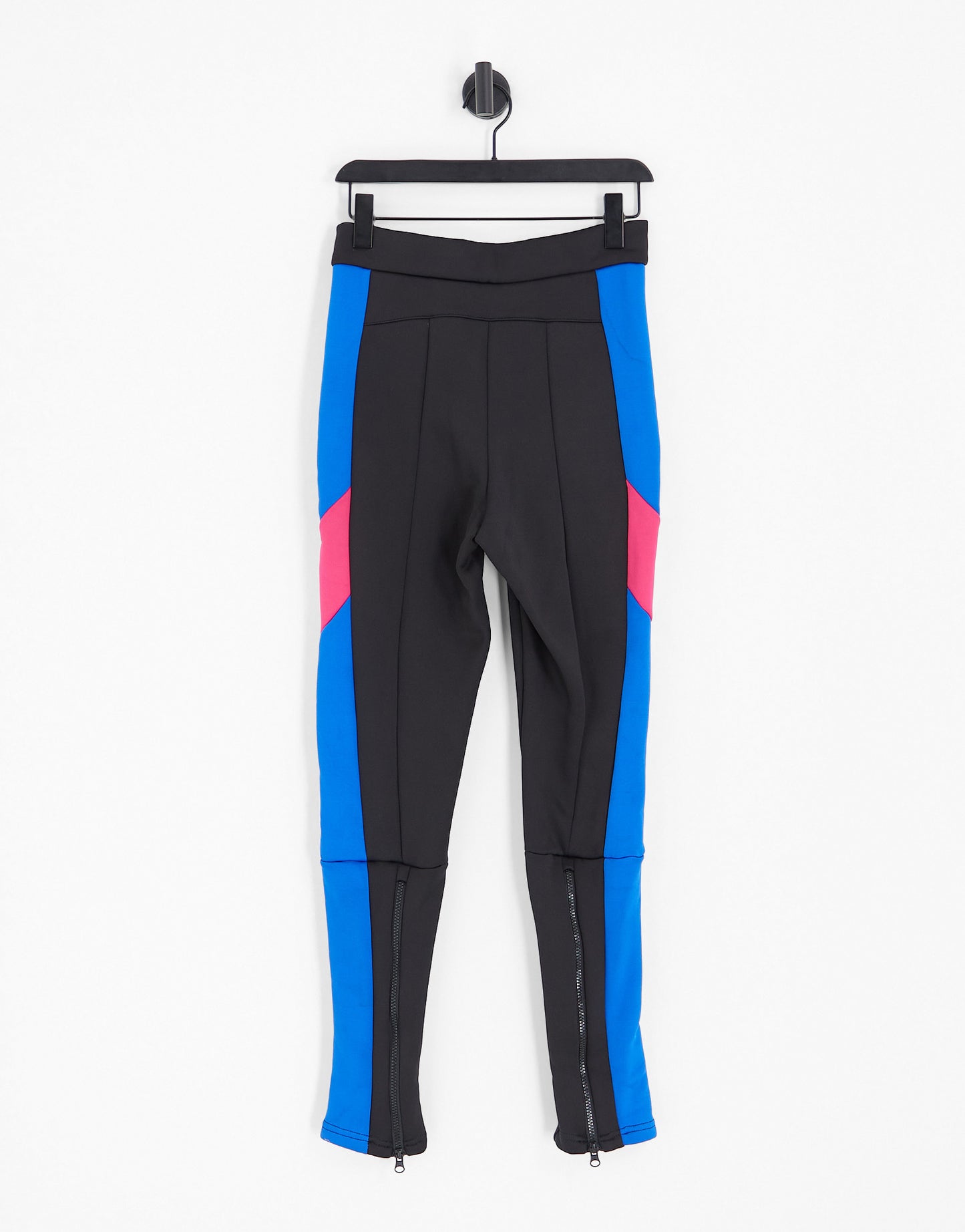 Threadbare Ski trousers with panelling in black and blue