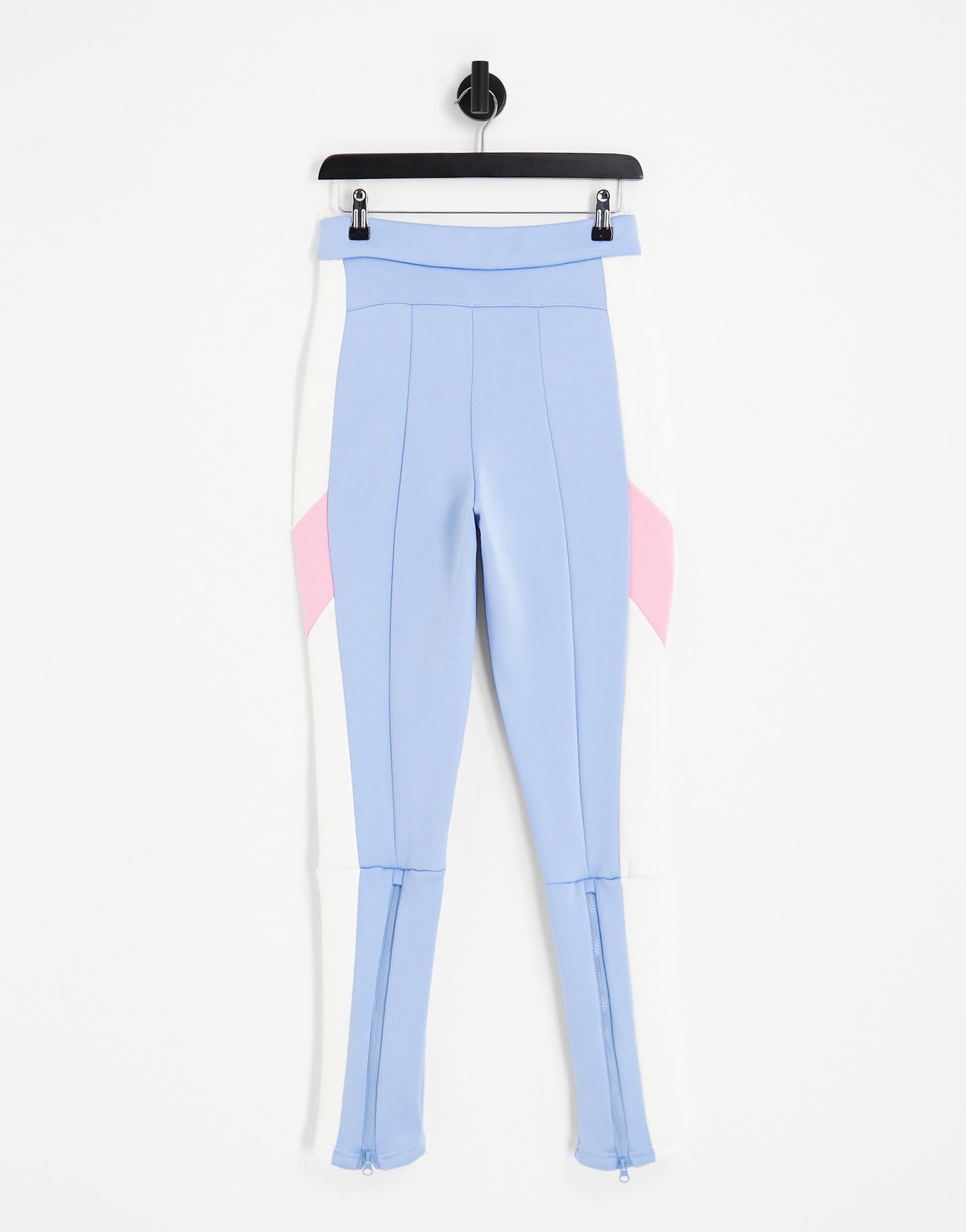 Threadbare Ski trousers with panelling in pastel blue