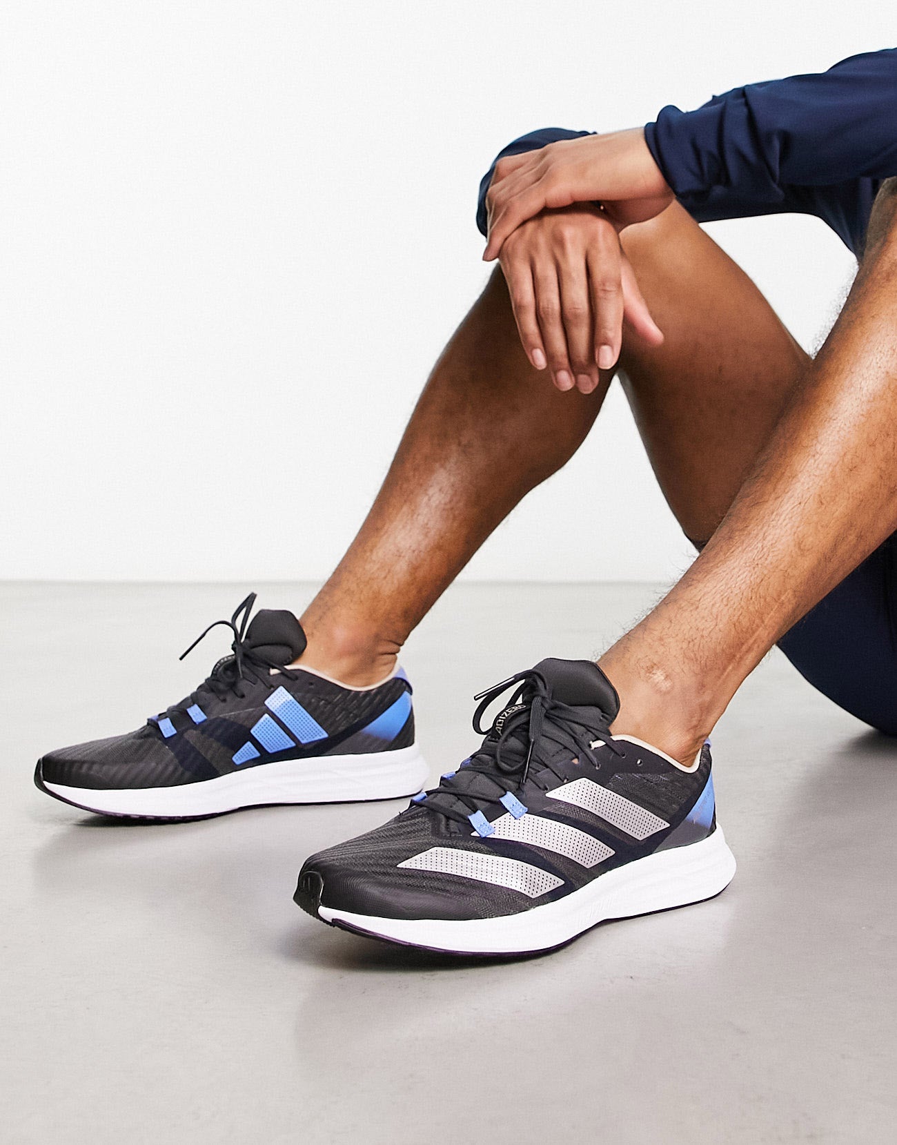 adidas Running Adizero RC 5 trainers in black